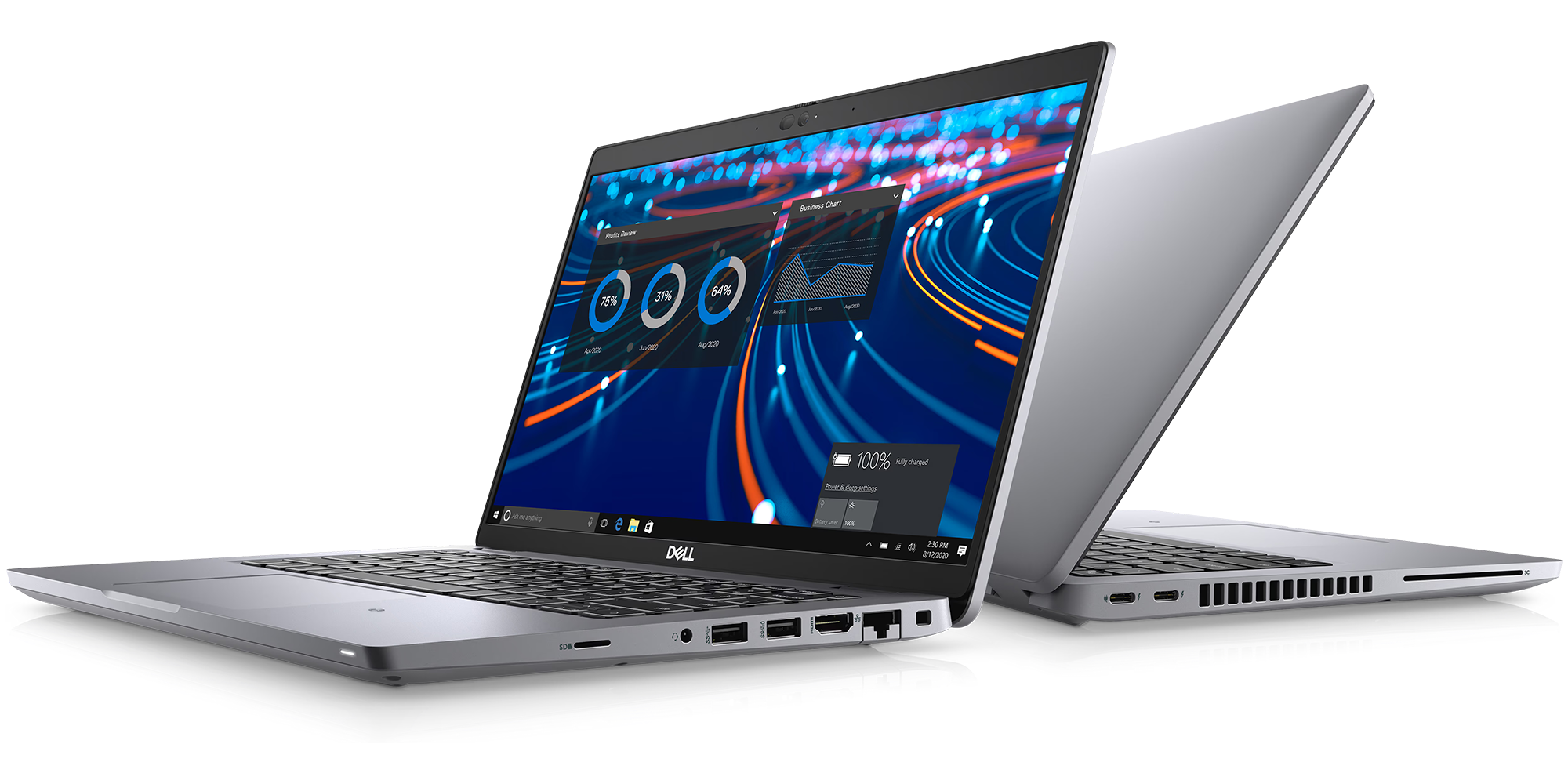 Illustrative laptop